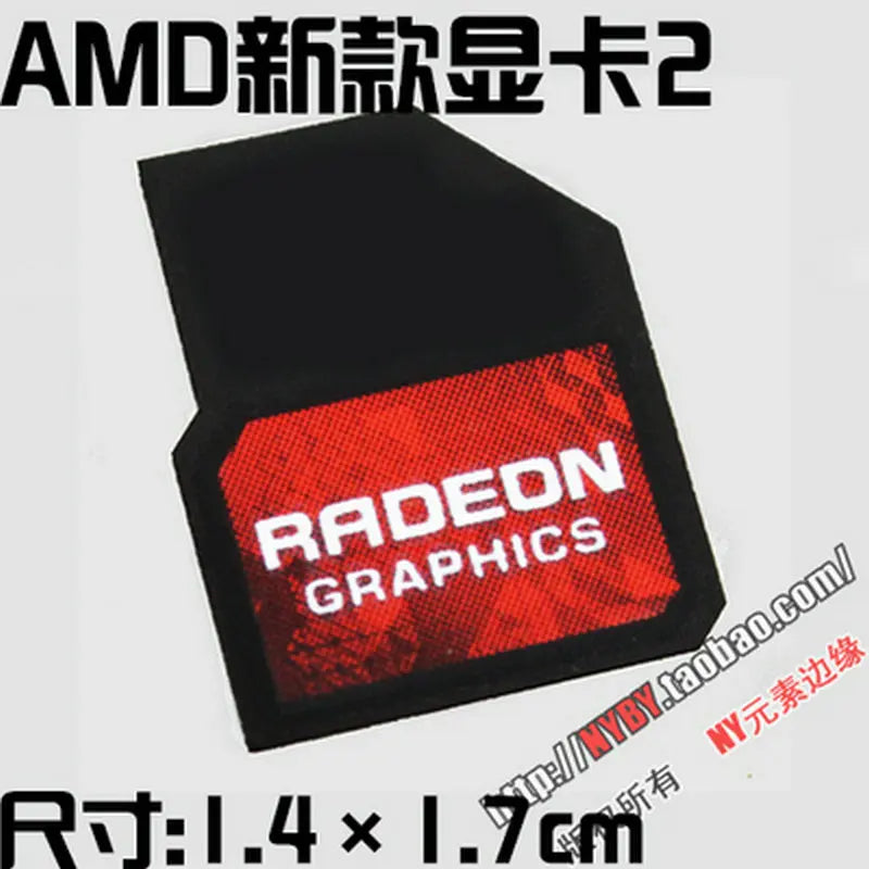 Original AMD RX VEGA ATI graphics card HD multi-screen set display unique crossfire logo label sticker