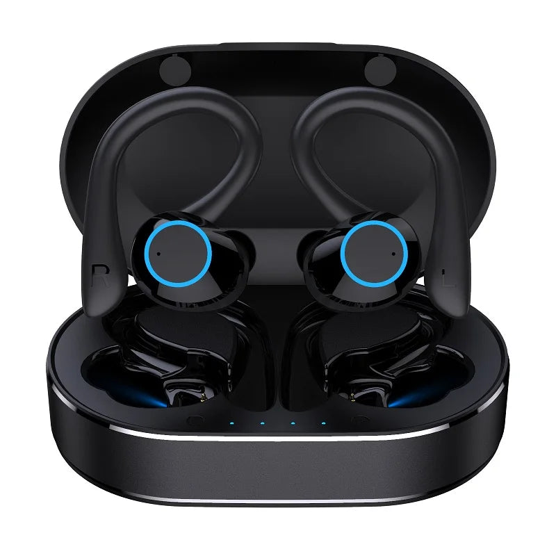 Wireless 5.0 Headphone Touch Control Sports Waterproof Bluetooth Earphone HiFi 9D Bass Stereo Earphone Headset With Microphone