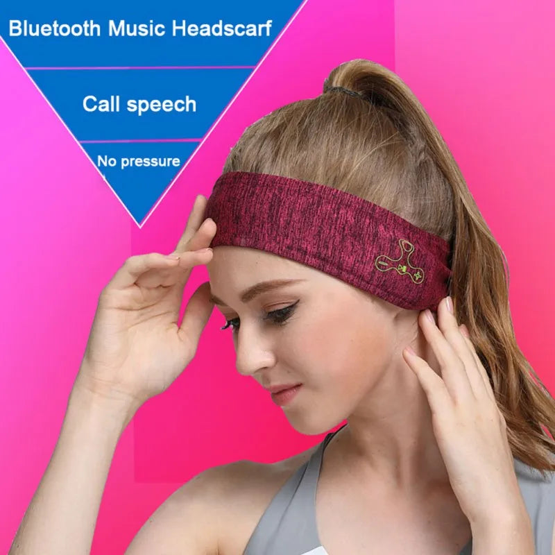 Wireless Bluetooth 5.0 Music Headband Stereo Headwear Headphone Running Earphone Sleep Headset Sports Sleeping Music Headbands