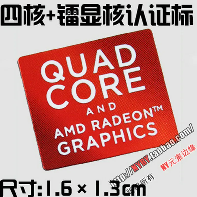 Original AMD RX VEGA ATI graphics card HD multi-screen set display unique crossfire logo label sticker