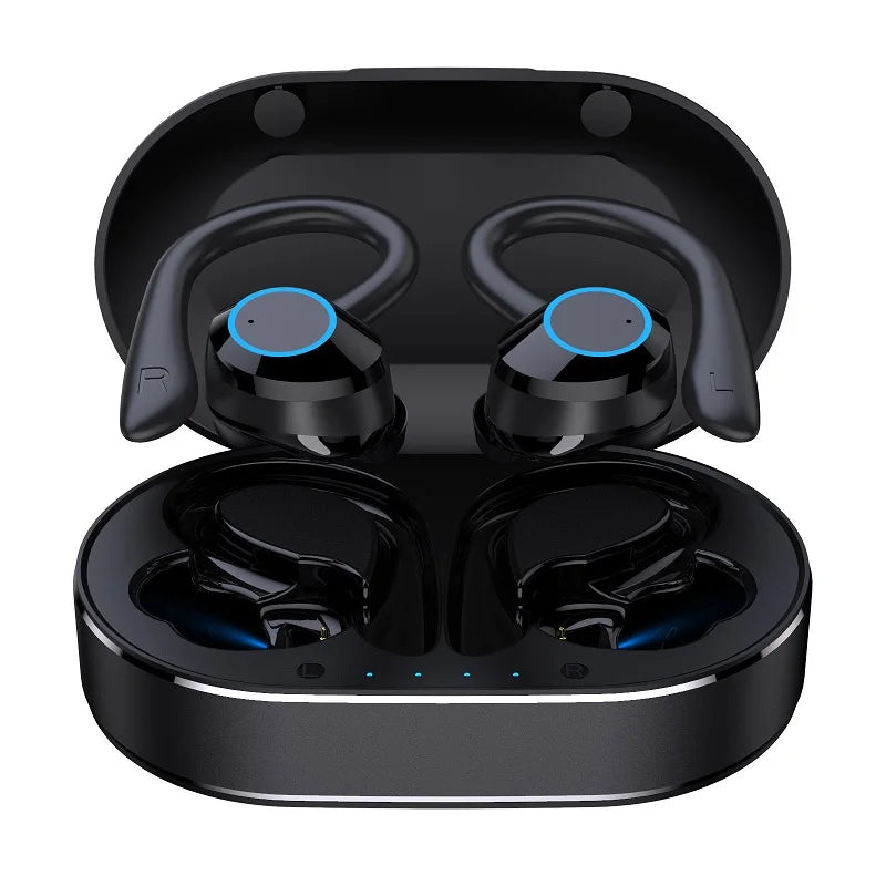 Wireless 5.0 Headphone Touch Control Sports Waterproof Bluetooth Earphone HiFi 9D Bass Stereo Earphone Headset With Microphone