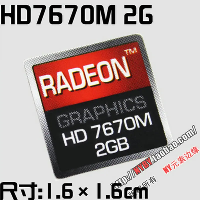 Original AMD RX VEGA ATI graphics card HD multi-screen set display unique crossfire logo label sticker