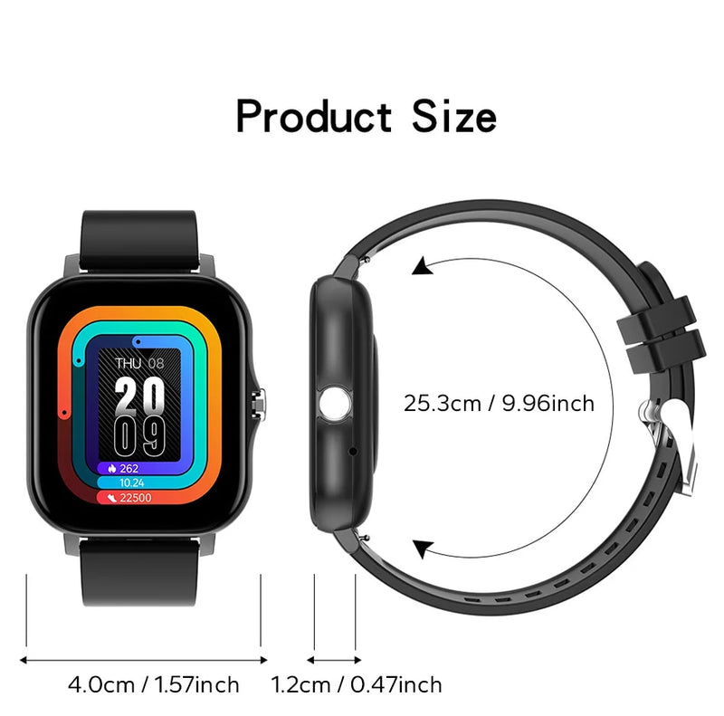 2023 NEW SmartWatch Android Phone 1.44" Color Screen Full Touch Custom Dial Smart Watch Women Bluetooth Call Smart Watch Men