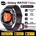 Novo Galaxy Watch 7 Ultra Smart Bracelet Men 32GB Memória GPS Trackr NFC HD Tela Safira Bluetooth chamada Smartwatches Para Samsung