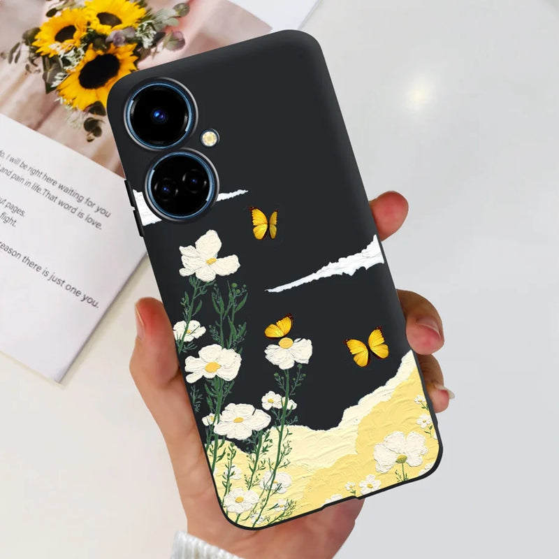 For Tecno Camon 19 CI6n Case Luxury Space Silicone Soft Funda Protective Cover For Tecno Camon 19 2022 Funda Camon19 Phone Cases