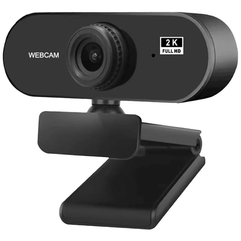 USB HD 1080P/2K Webcam Plug and Play with Microphone Computer Web Camera Autofocus for PC/Laptop Conferencing and Video Calling