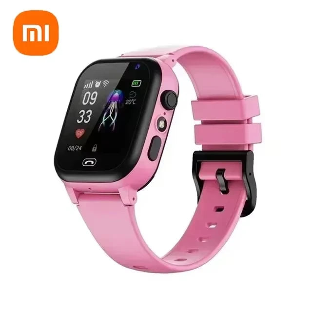 Xiaomi Kids 4G Smart Watch SOS GPS Localização Videochamada Cartão SIM Criança SmartWatch Câmera À Prova D'Água Relógio de Atualização Para Meninos Meninas