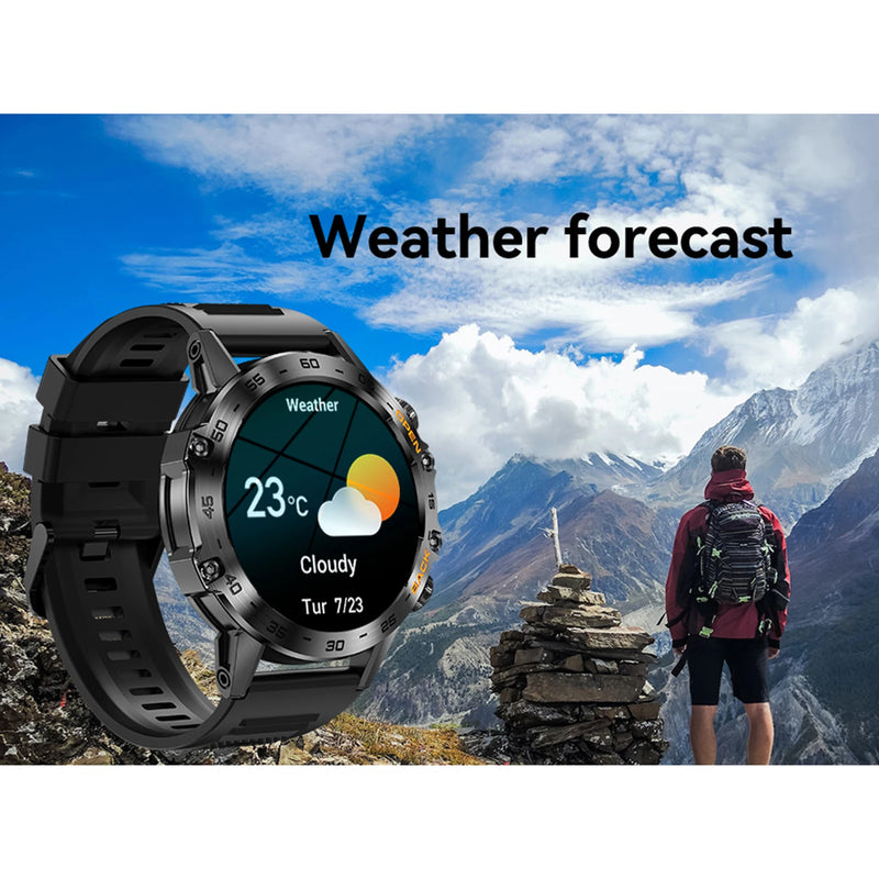 K52 Smart Watch 1.39inch FullTouch Screen Bluetooth Call Fitness Tracker Heart Rate Blood Oxygen Monitor Multiple Sports Mode