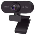 USB HD 1080P/2K Webcam Plug and Play with Microphone Computer Web Camera Autofocus for PC/Laptop Conferencing and Video Calling