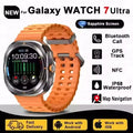 Novo Galaxy Watch 7 Ultra Smart Bracelet Men 32GB Memória GPS Trackr NFC HD Tela Safira Bluetooth chamada Smartwatches Para Samsung