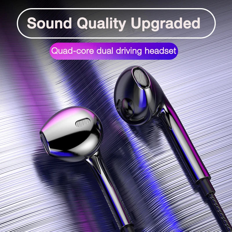 Olaf 3.5mm Wired Headphones In Ear Headset Wired Earphones with Microphone Bass Stereo Earbuds Sports In-line Control For Phones