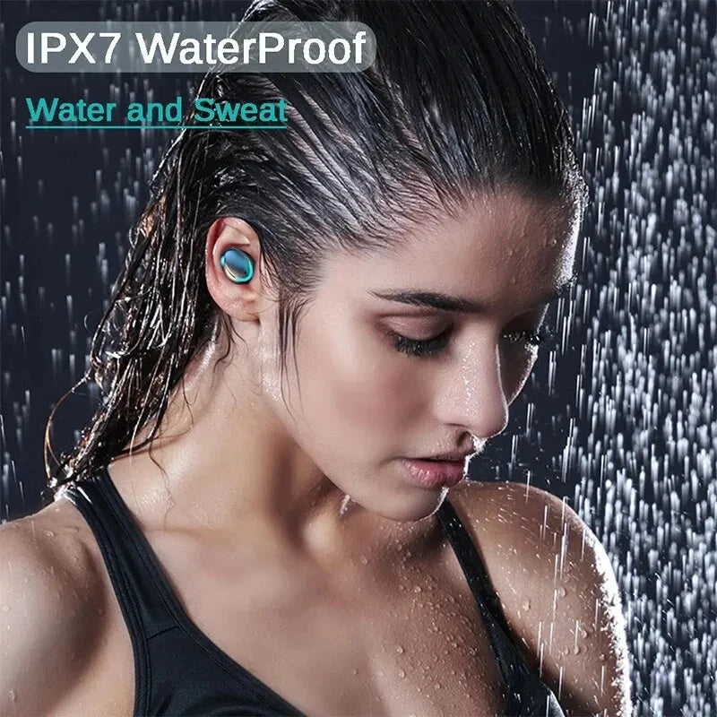 New F9 Bluetooth Headphones 9D Stereo High Bass Sport Earphones Handfree Touch Control Tws Wireless Earbuds Waterproof Headset