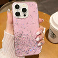 Dream Glitter Silicone Epoxy Soft Case for Samsung S24 ULTRA S23 Plus S25 A05S M54 F54 M34 A25 A15 A35 A55 thin Clear Cover