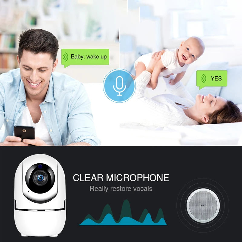 1620P Indoor IP Wifi Camera YCC365 Plus Video Surveillance Wireless Smart Home Auto Tracking Night Vision CCTV Security Camera