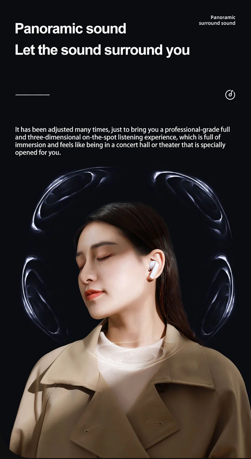 Joyroom TWS Wireless Bluetooth Earphones ANC Active Noise Cancelling Earphone in-Ear Mics Handfree Phone Earbuds For Smarphones