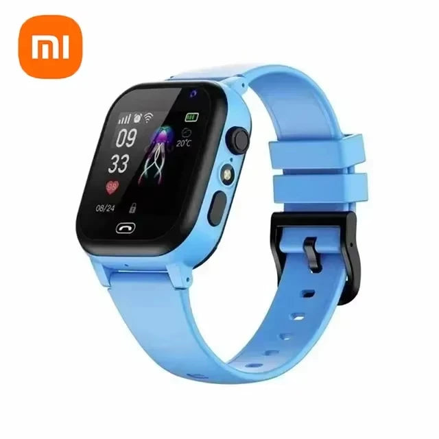 Xiaomi Kids 4G Smart Watch SOS GPS Localização Videochamada Cartão SIM Criança SmartWatch Câmera À Prova D'Água Relógio de Atualização Para Meninos Meninas