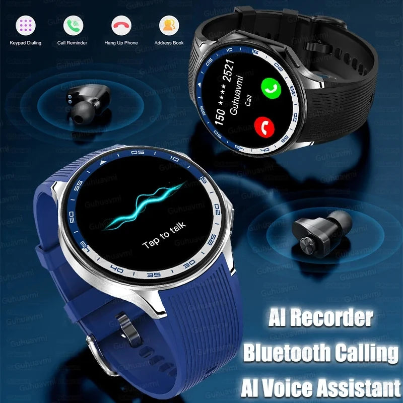 2024 Novo para OPPO Watch X Smart Watch 4G Memória Música Vídeo Bluetooth Chamada IP68 À Prova D'Água AMOLED Smartwatch para Fones de Ouvido TWS ﻿