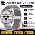 Novo Galaxy Watch 7 Ultra Smart Bracelet Men 32GB Memória GPS Trackr NFC HD Tela Safira Bluetooth chamada Smartwatches Para Samsung