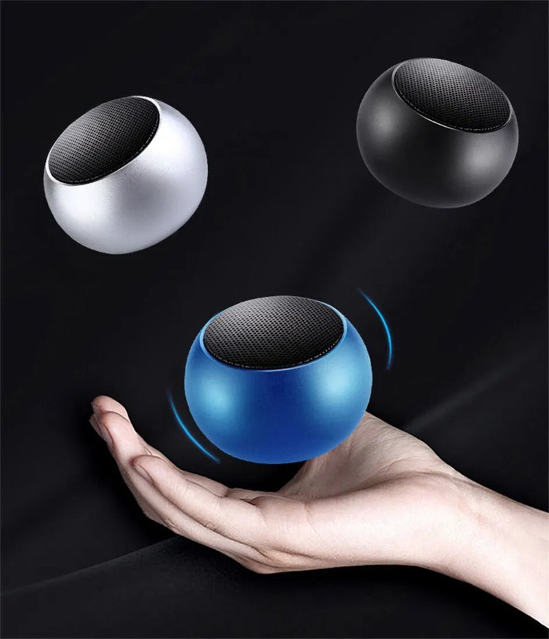 TWS Portable Bluetooth Speaker Mini Wireless Stereo Speaker 300mAh Battery Bluetooth Metal Heavy Subwoofer Outdoor Speaker