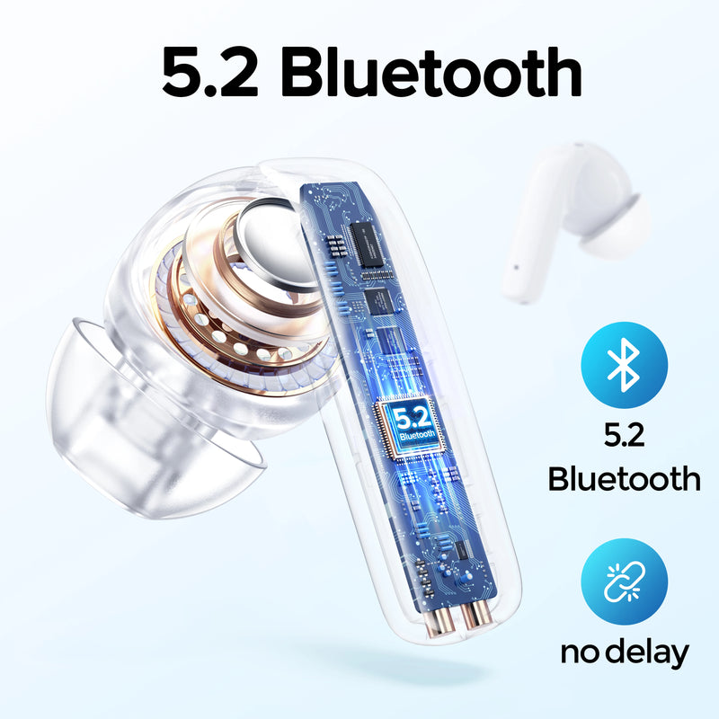 Joyroom TWS Wireless Bluetooth Earphones ANC Active Noise Cancelling Earphone in-Ear Mics Handfree Phone Earbuds For Smarphones