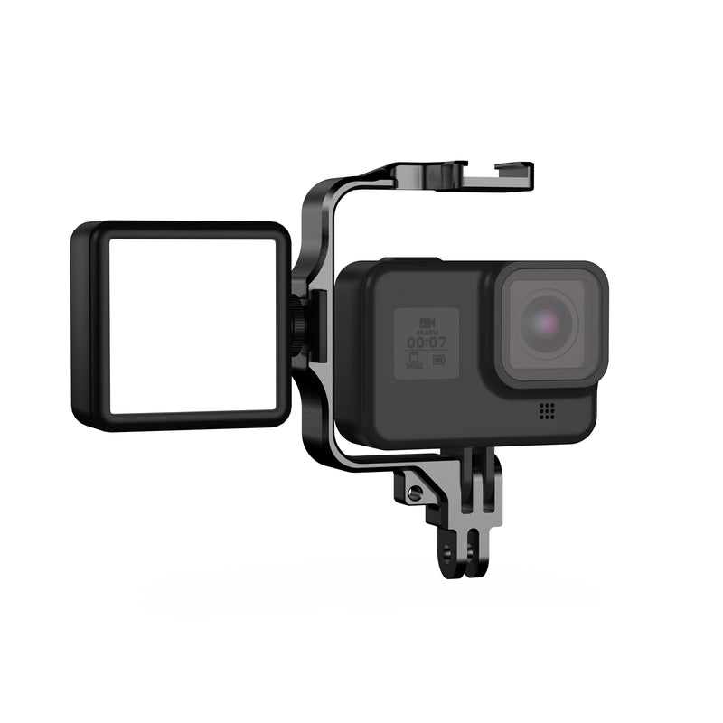 For GoPro Hero 12 11 Waterproof LED Lights Diving Fill Light Aluminum Bracket For GoPro Hero11/10/9/8, DJI SJCAM AKASO YI Camera