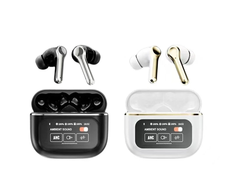 New Design YX30 TWS Earphones High Quality ANC Big Battery LED Touch Screen Wireless Earphones For Sport Gaming Running